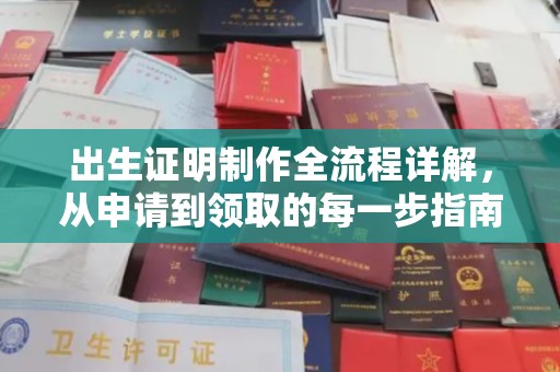 仁爱出生证明制作全流程详解，从申请到领取的每一步指南