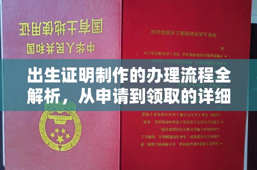 浈江出生证明制作的办理流程全解析，从申请到领取的详细指南